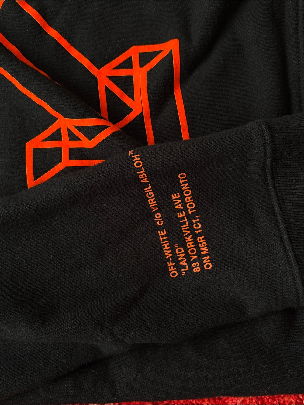 Off-White Virgil Abloh Archival 2017 Toronto Exclusive Hoodie size Med - Picture 12 of 12